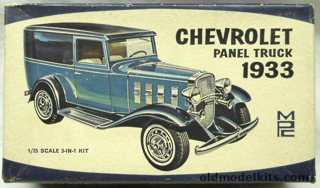 MPC 1/25 1933 Chevrolet Panel Truck - Stock / Street Hauler / Wild Competition -  A Budd Anderson Kit, 303-149 plastic model kit